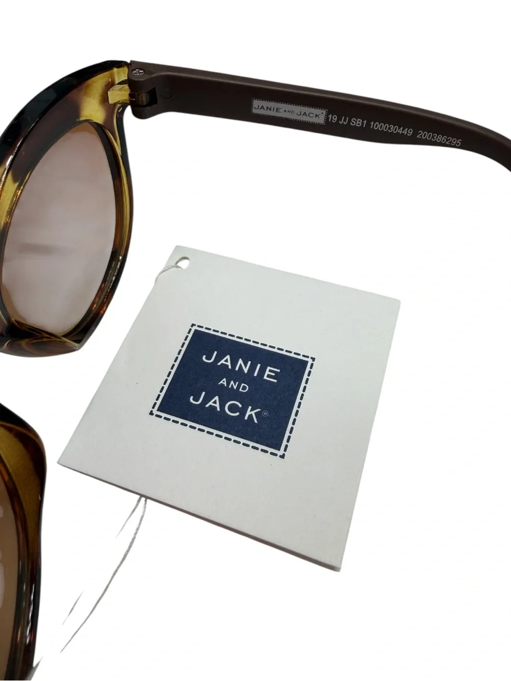 Janie and Jack Tortoiseshell Sunglasses with Brown Lenses
